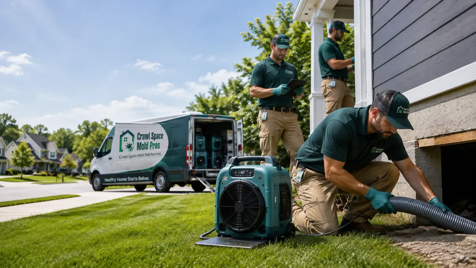 Crawl Space Mold Removal in Leckrone, PA